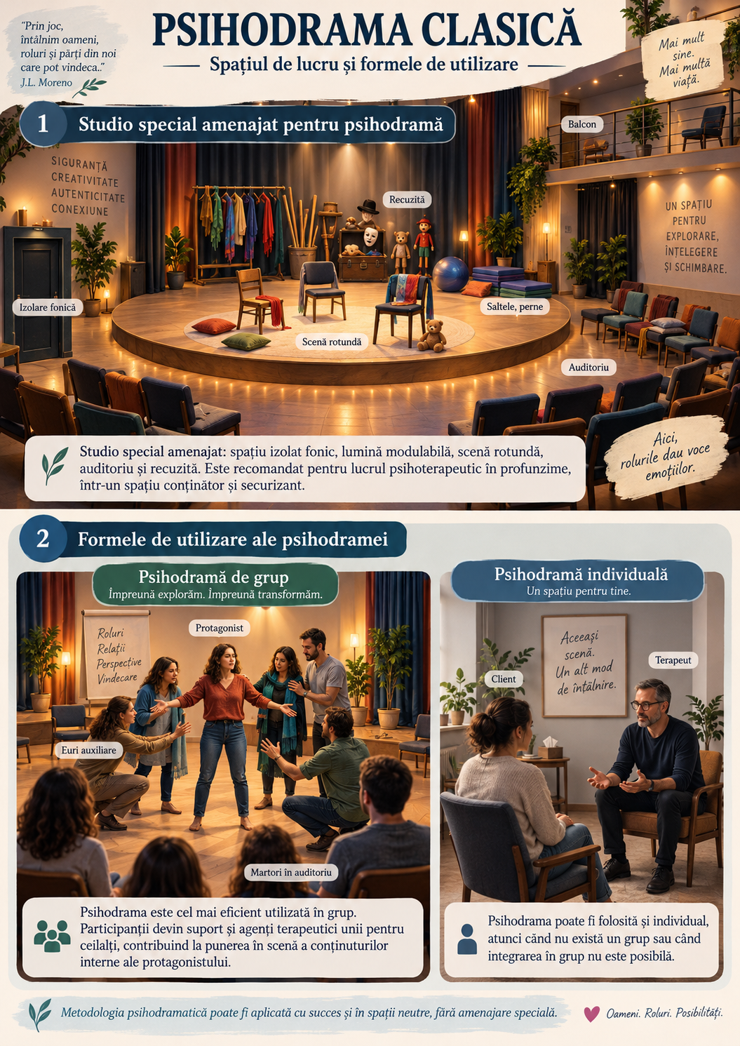 Psihodrama – Când Viața Devine Scenă și Scena Devine Vindecare