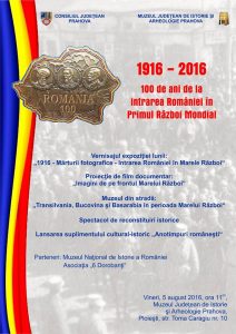 100 de ani de la Intrarea României în Primul Război Mondial
